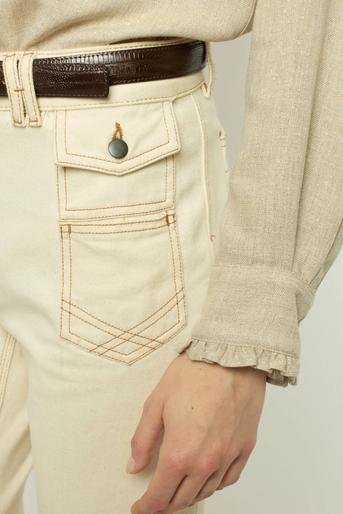 anna__highwaisted_wideleg_2-1.webp Discount ANNA - High-waisted wide-leg pants in jean Shirts & Blouses