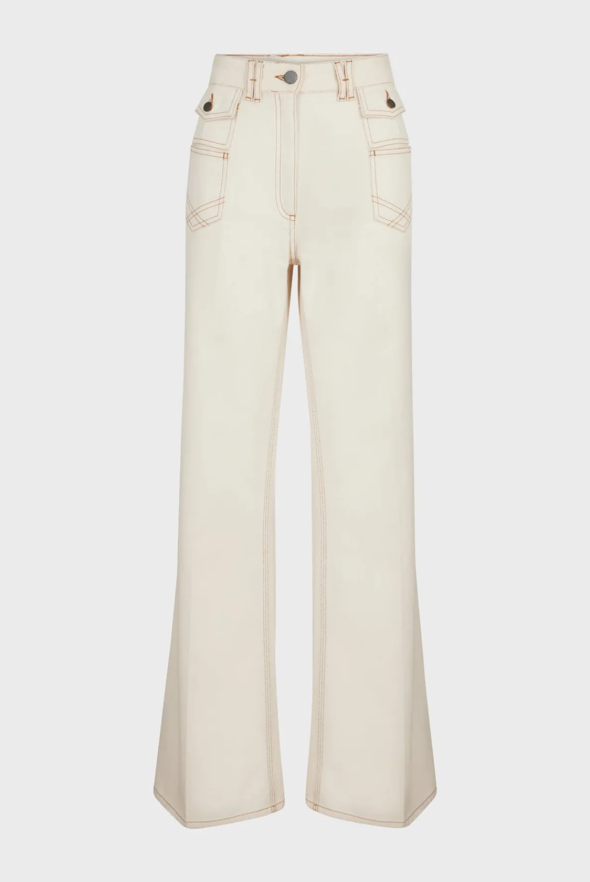 anna__highwaisted_wideleg_4.webp Cheap ANNA - High-waisted wide-leg pants in jean Trousers