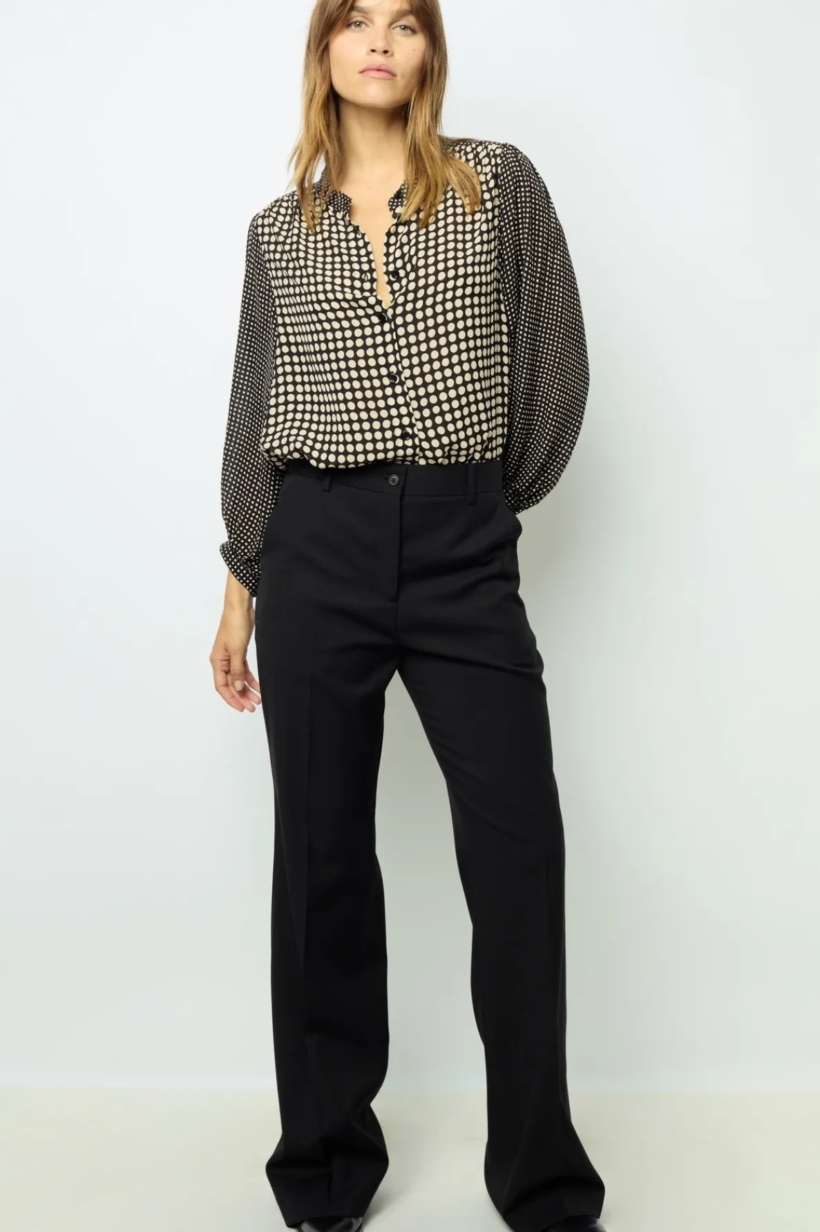 black_bootcut_trousers__n_0.webp Shop Black bootcut trousers - NEESA Trousers