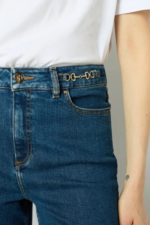 Clearance Bootcut with gold buckles - NAIADE Trousers