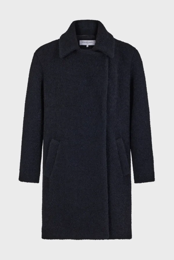 Cheap Bouclette mid-length coat - LYSANDRA Coats