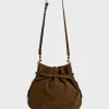 Discount Bucket bag in suede leather - ROMY Shoulder Bags | Bucket Bags