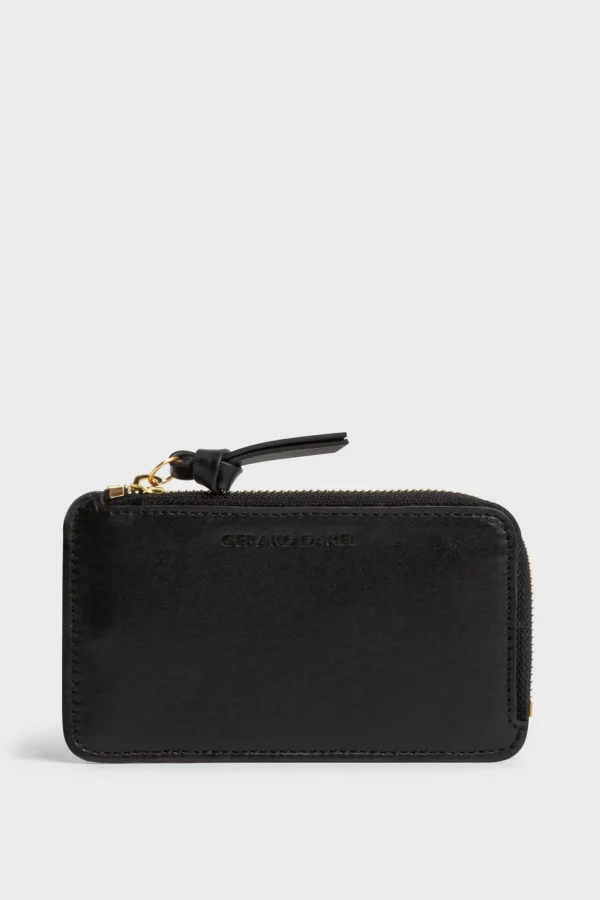 Hot Cardholder in plain leather - CARDHOLDER Leather Goods