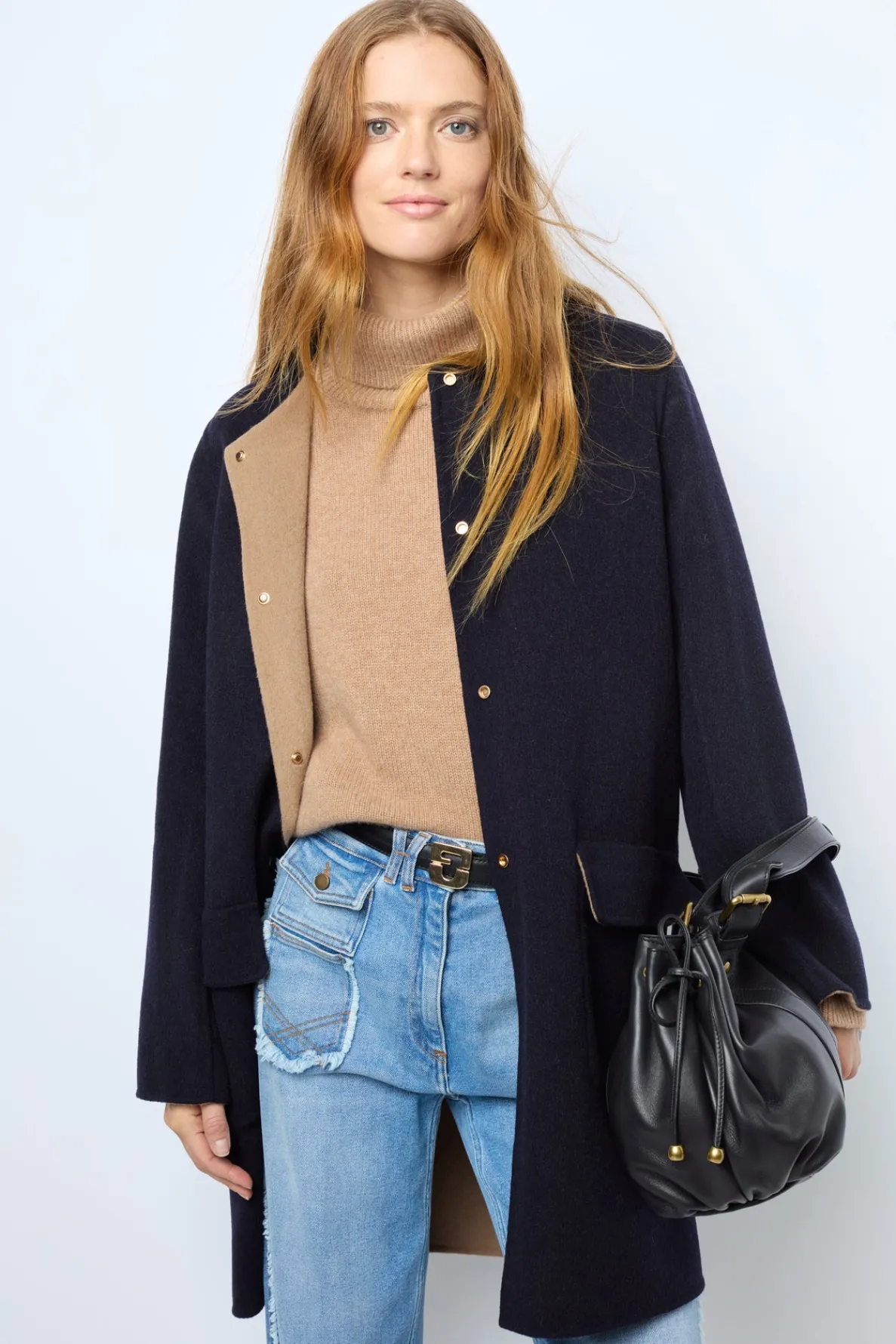 coat_in_reversible_fine_w_1.webp Cheap Coat in reversible fine wool fabric - LAREEN Coats