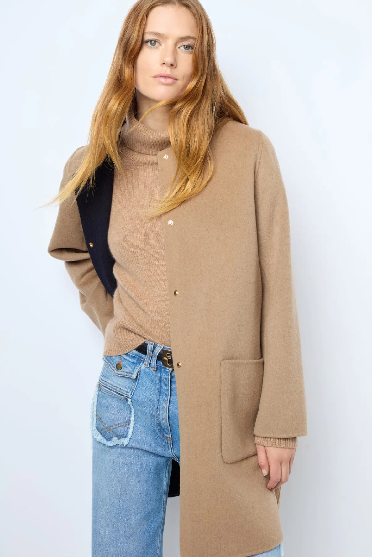 coat_in_reversible_fine_w_5.webp Cheap Coat in reversible fine wool fabric - LAREEN Coats
