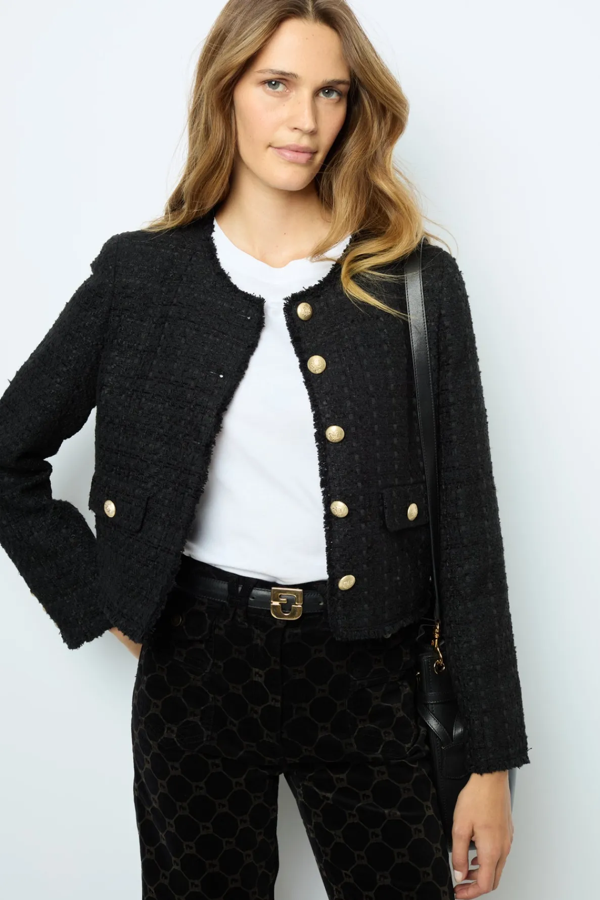 collarless_tweed_jacket___1.webp Clearance Collarless tweed jacket - MELISSA Jackets