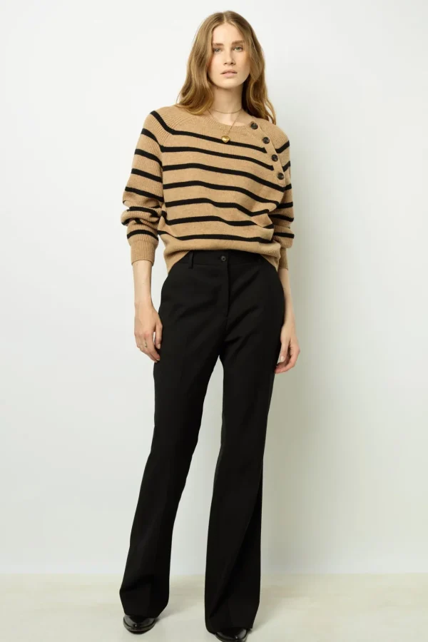 Online Contrasting stripe sweater - JENNA Knitwear