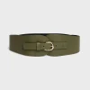 Outlet Corseted belt in leather - OLYMPE Belts
