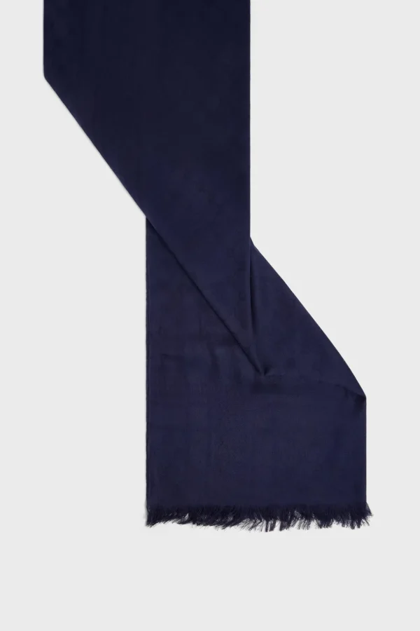 Best Cotton and modal scarf with monogram - DOMITILLE Scarves