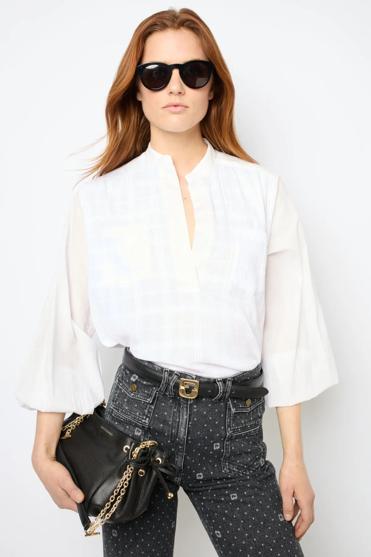 cotton_blouse__basilia_0.webp Flash Sale Cotton blouse - BASILIA Shirts & Blouses