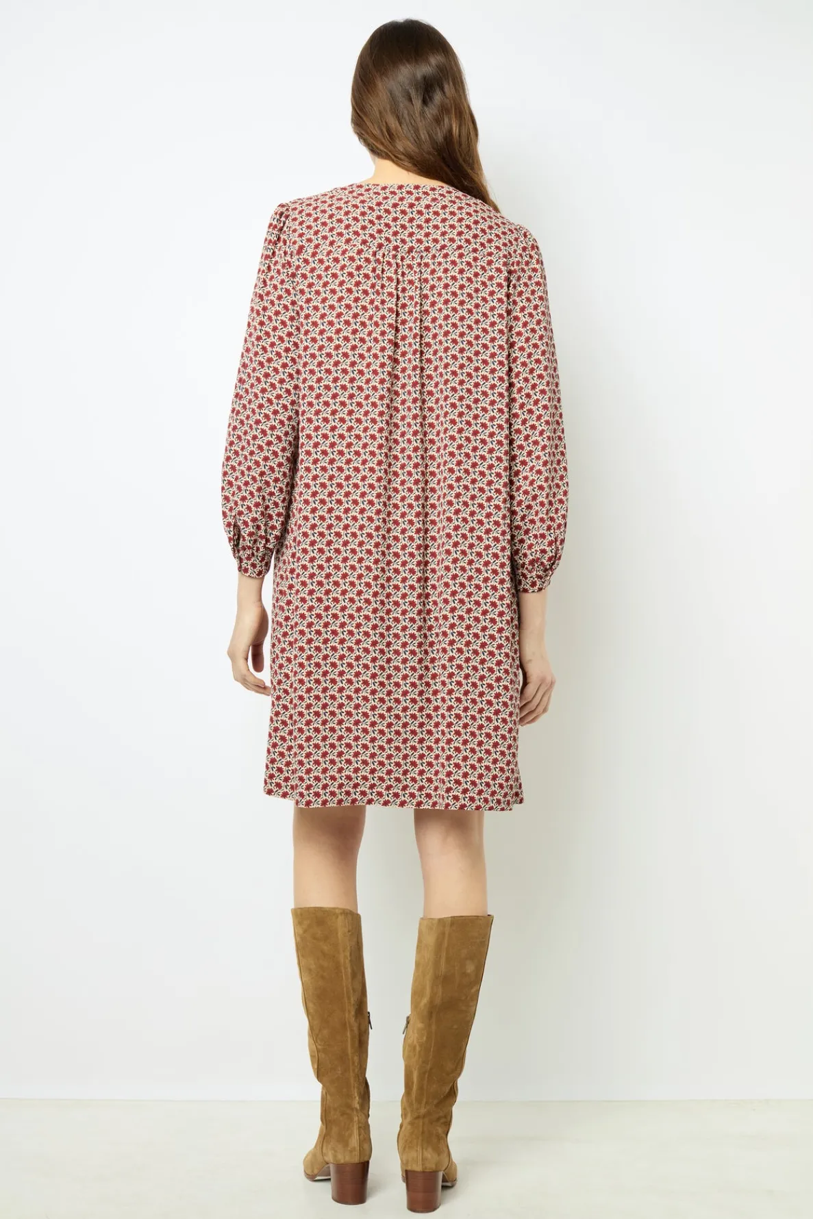 daisy_print_mini_dress__s_3.webp Store Daisy print mini dress - SHEILA Dresses