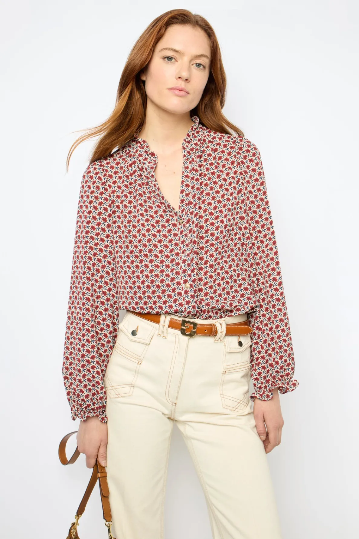 daisy_print_shirt__belly_0.webp Discount Daisy print shirt - BELLY Shirts & Blouses