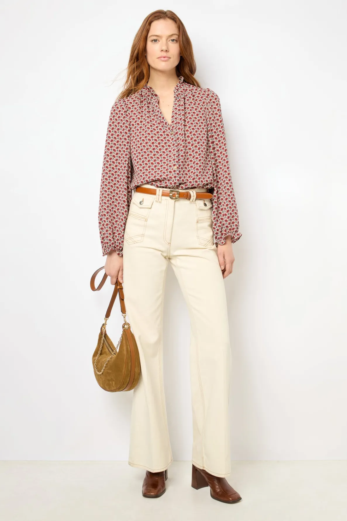 daisy_print_shirt__belly_1.webp Discount Daisy print shirt - BELLY Shirts & Blouses