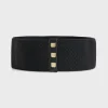 Shop Elastic logoted belt - LE HEDY Belts
