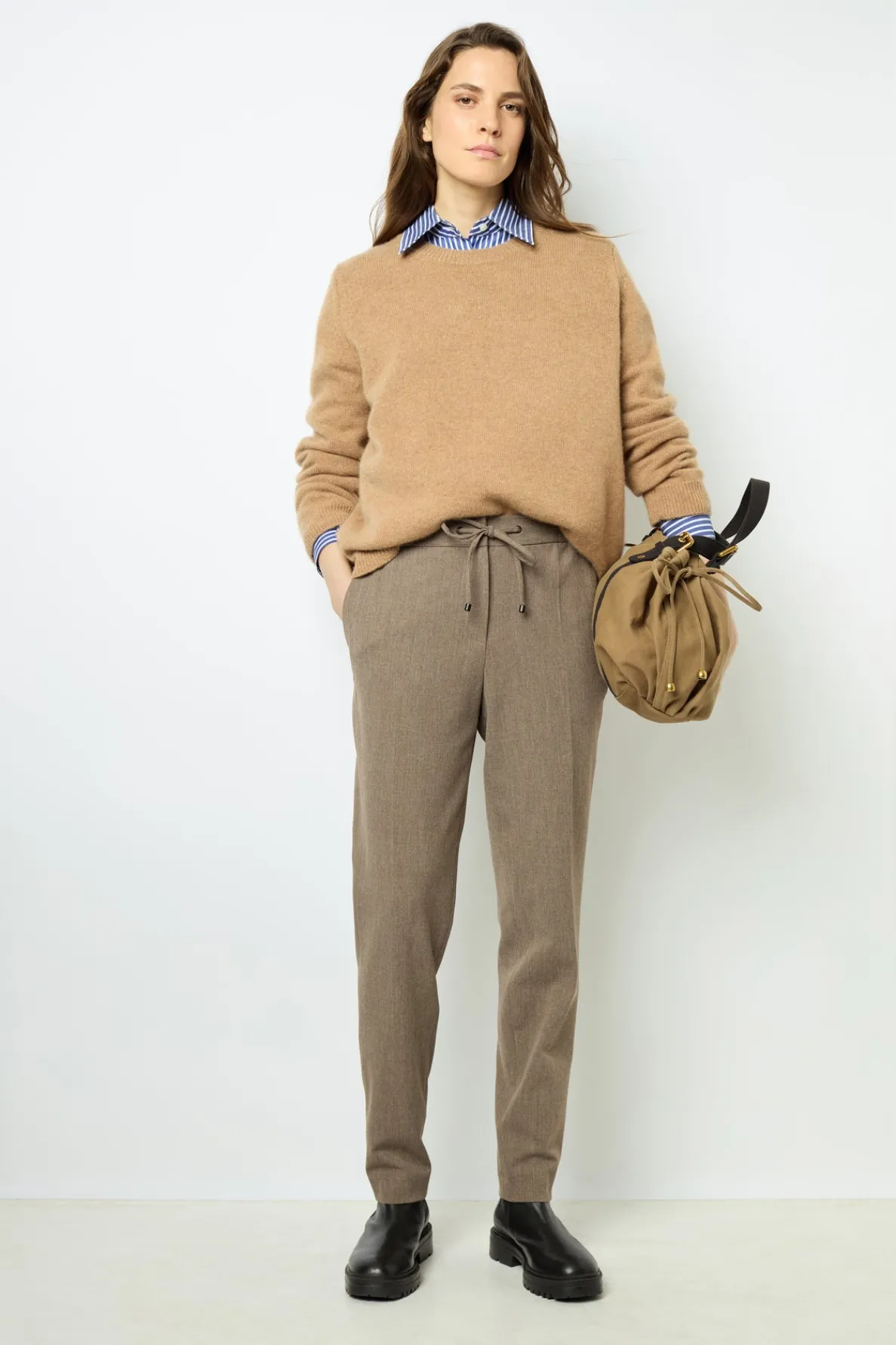 elasticated_suit_pants__n_0.webp Clearance Elasticated suit pants - NAYMA Trousers