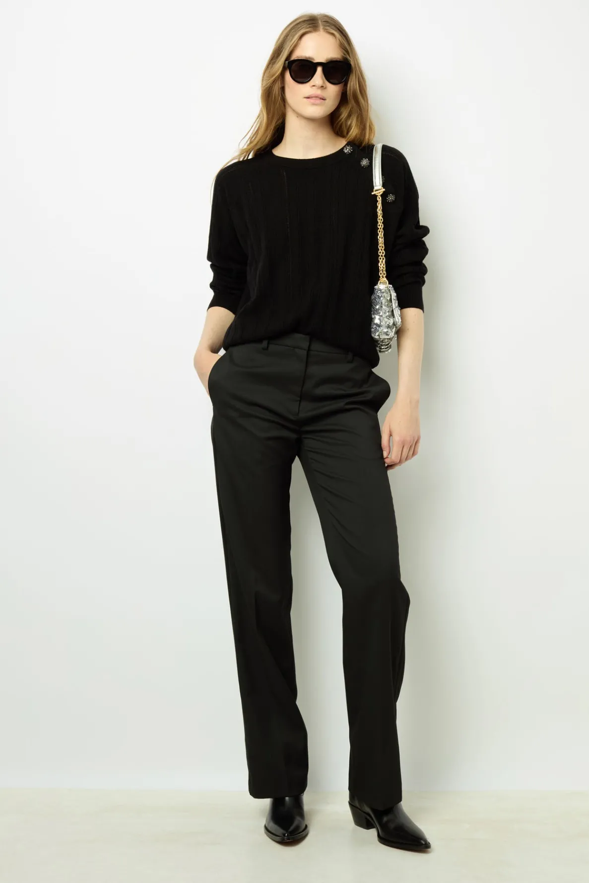 fine_wool_sweater_with_rh_1.webp Best Sale Fine wool sweater with rhinestone - JOSETTE Knitwear