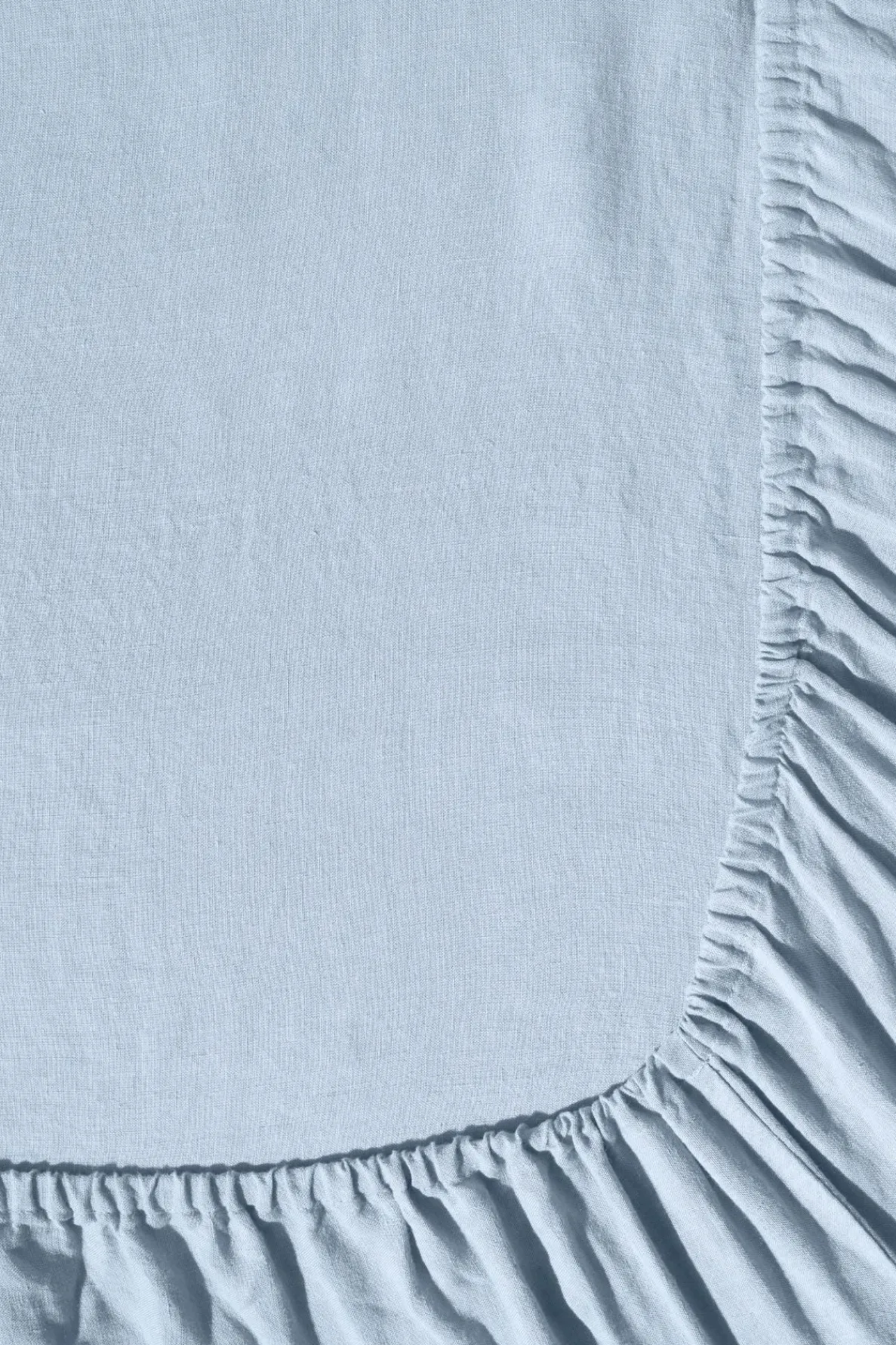 fitted_washed_linen_sheet_2-1.webp Hot Fitted washed linen sheet - Sky blue Fitted Sheets