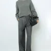 Clearance Flannel straight cut pants - NIA Trousers | Suits & Outfits