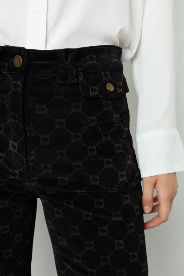 Outlet Flared corduroy jeans - ANNA Trousers