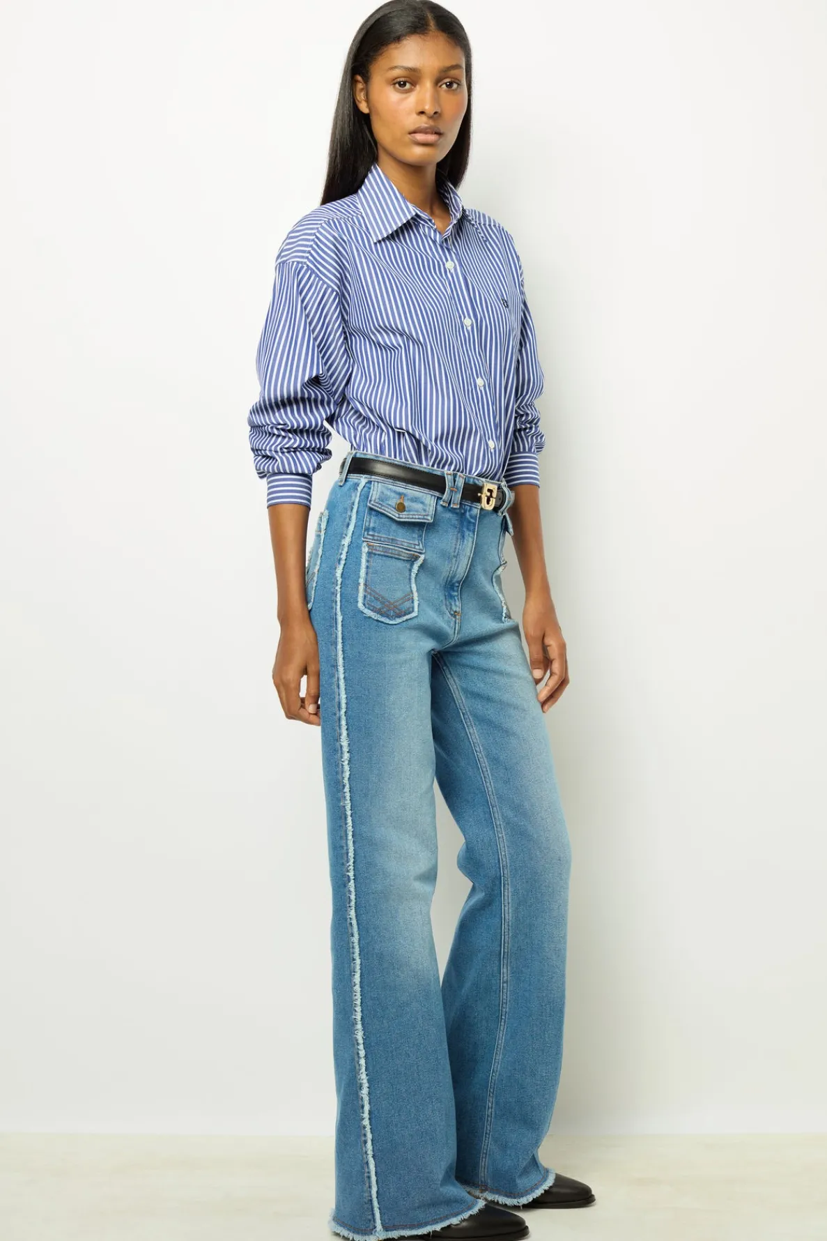 flared_jeans_with_fringes_1.webp Best Flared with fringes - ANNA Trousers