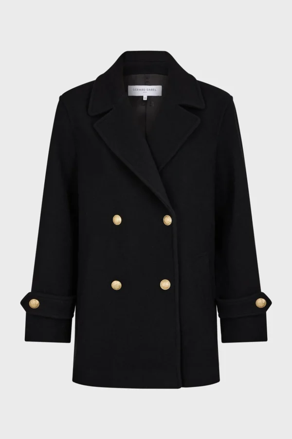 Shop Flared jeans with monogram - ANNA Coats