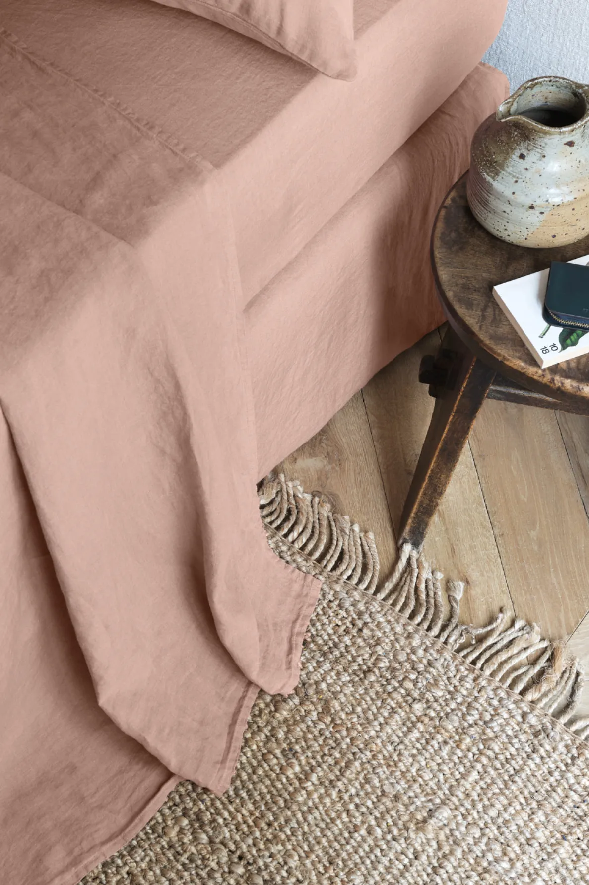 flat_washed_linen_sheet___0.webp Outlet Flat washed linen sheet - antique rose Flat Sheets