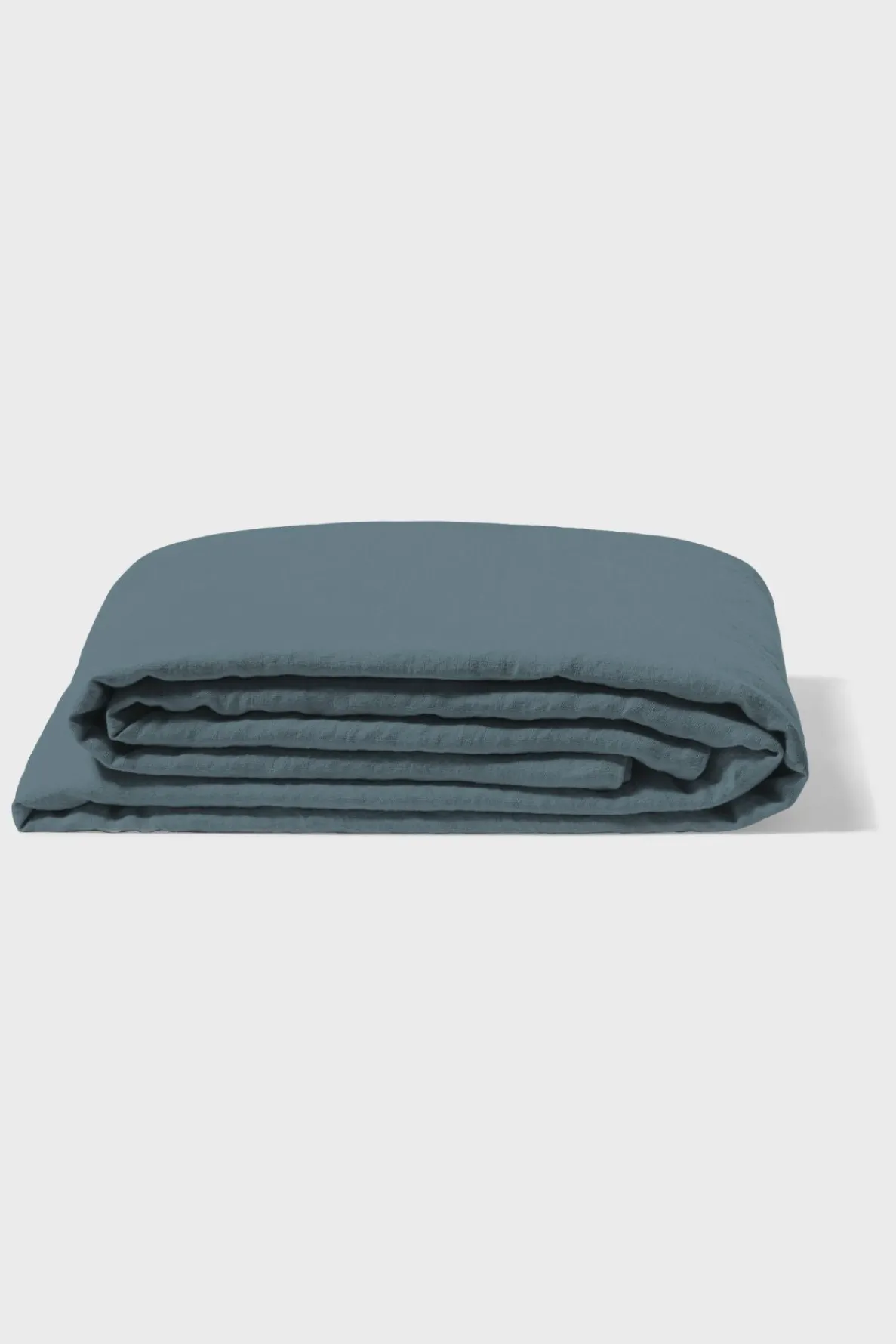 flat_washed_linen_sheet___3-5.webp Clearance Flat washed linen sheet - midnight blue Flat Sheets