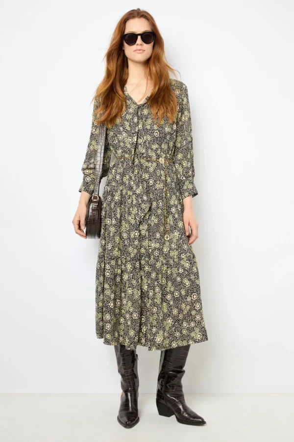 Flash Sale Floral fluid maxi dress - SOLYA Dresses