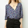 Outlet Floral jacquard blouse - BRITTANIA Shirts & Blouses