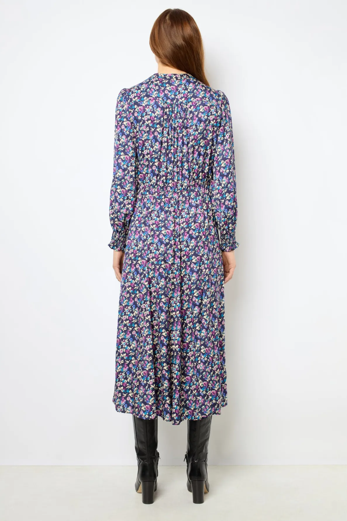 floral_midi_dress__samira_4.webp Flash Sale Floral midi dress - SAMIRA Dresses