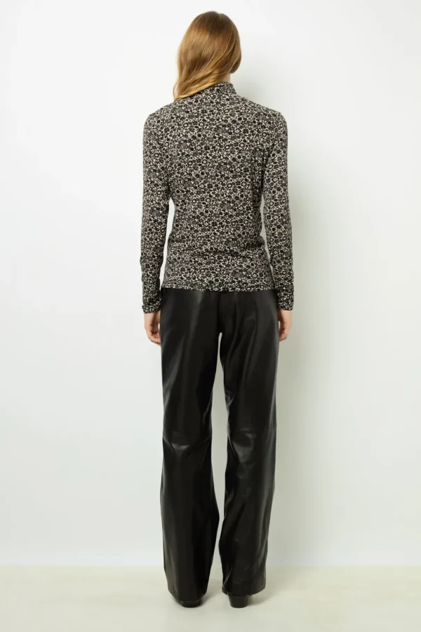 Cheap Floral turtleneck sweater - AURELIE Tops & T-Shirts