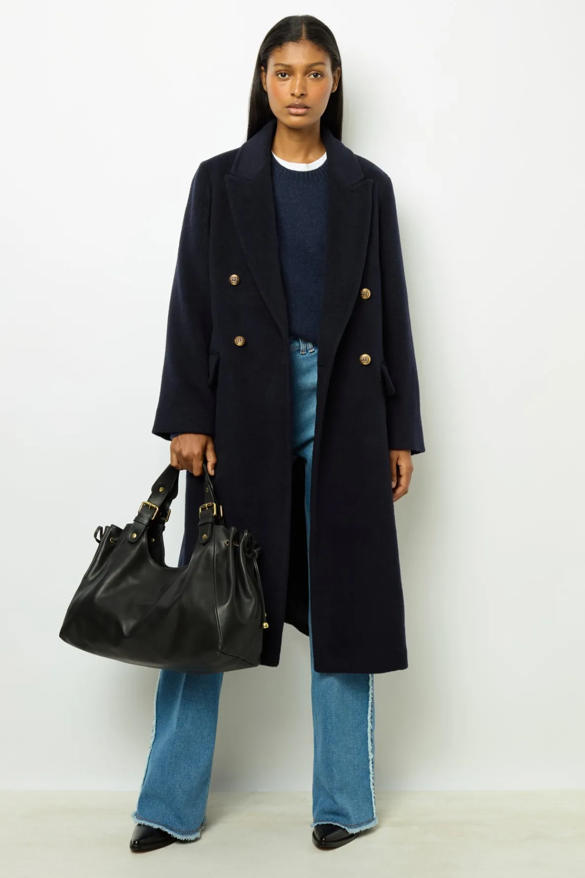fulllength_coat_in_wool_a_0.webp Sale Full-length coat in wool and alpaca blend - LARISSE Coats | Suits & Outfits