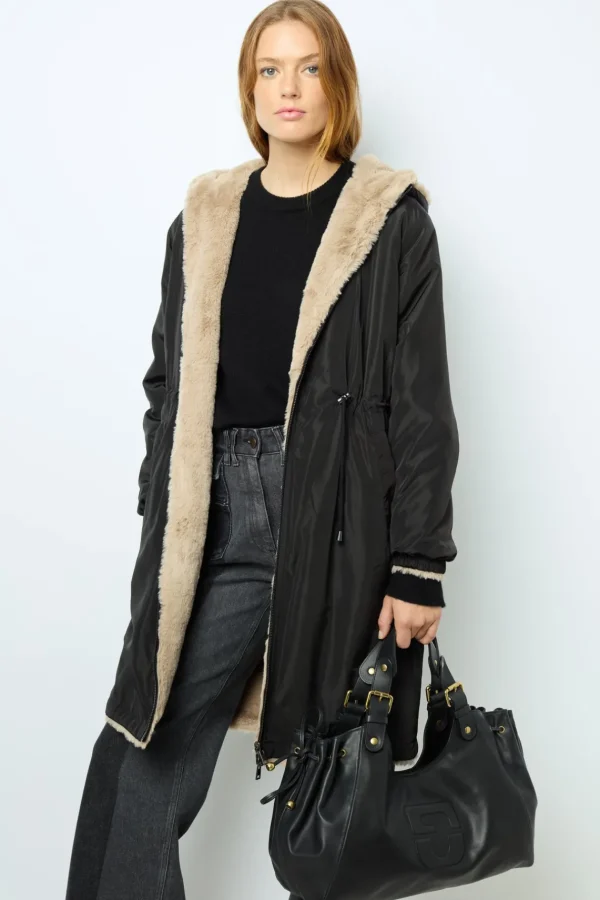 Outlet Full-length reversible parka - LAURE Coats