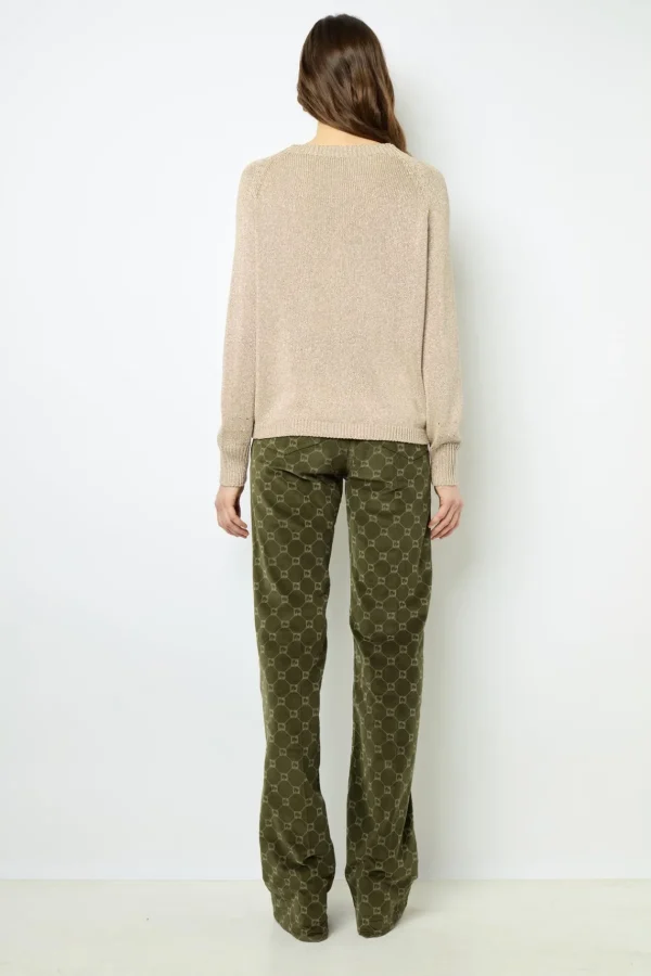 Shop Golden lurex sweater - JAYLIN Knitwear