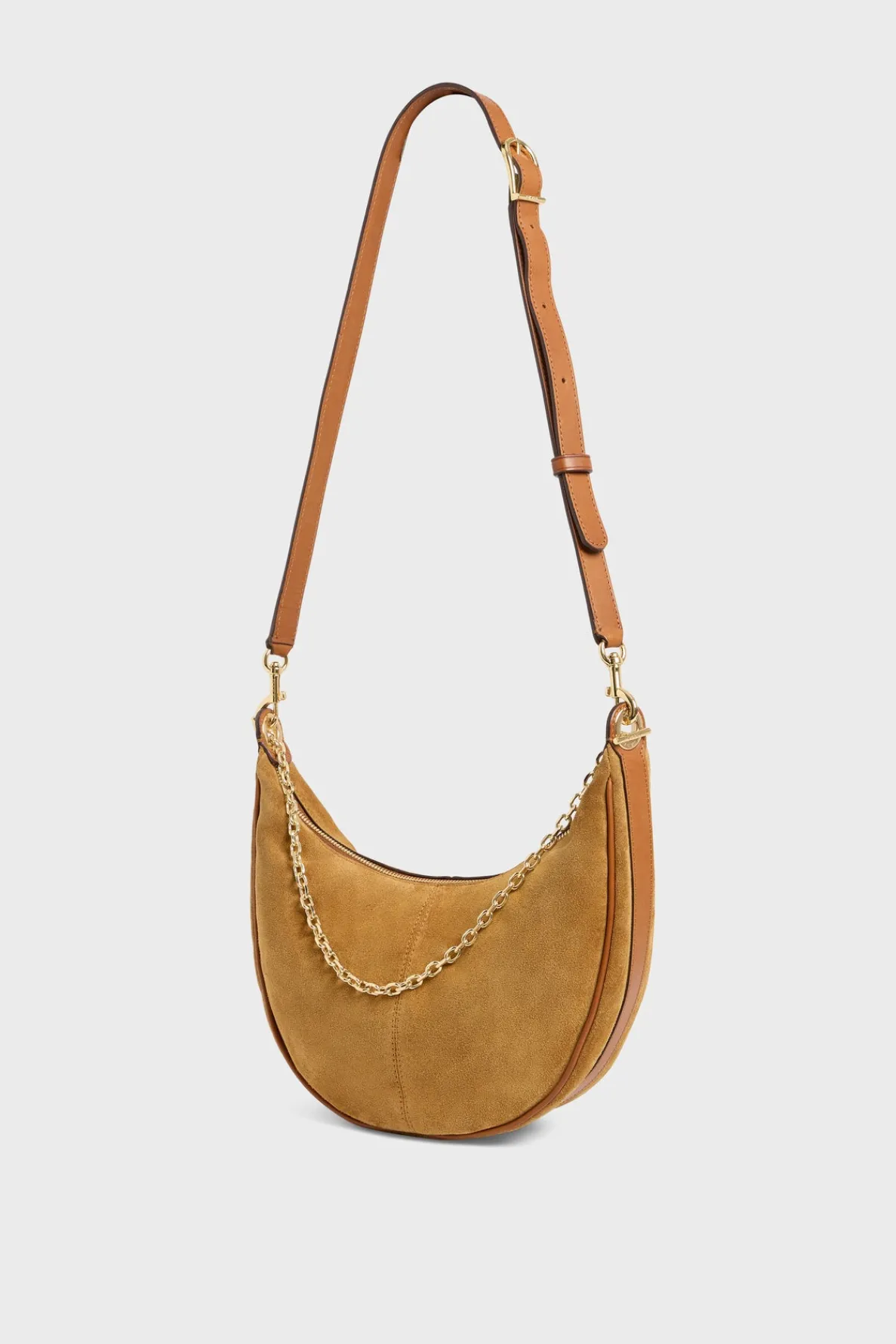 halfmoon_bag_in_suede_lea_2-1.webp Hot Half-moon bag in suede leather - LE SUZANNE Shoulder Bags
