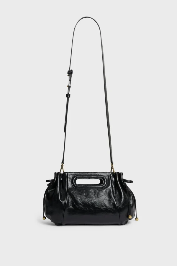 Outlet Handbag in crumpled leather - MINI DANY Shoulder Bags