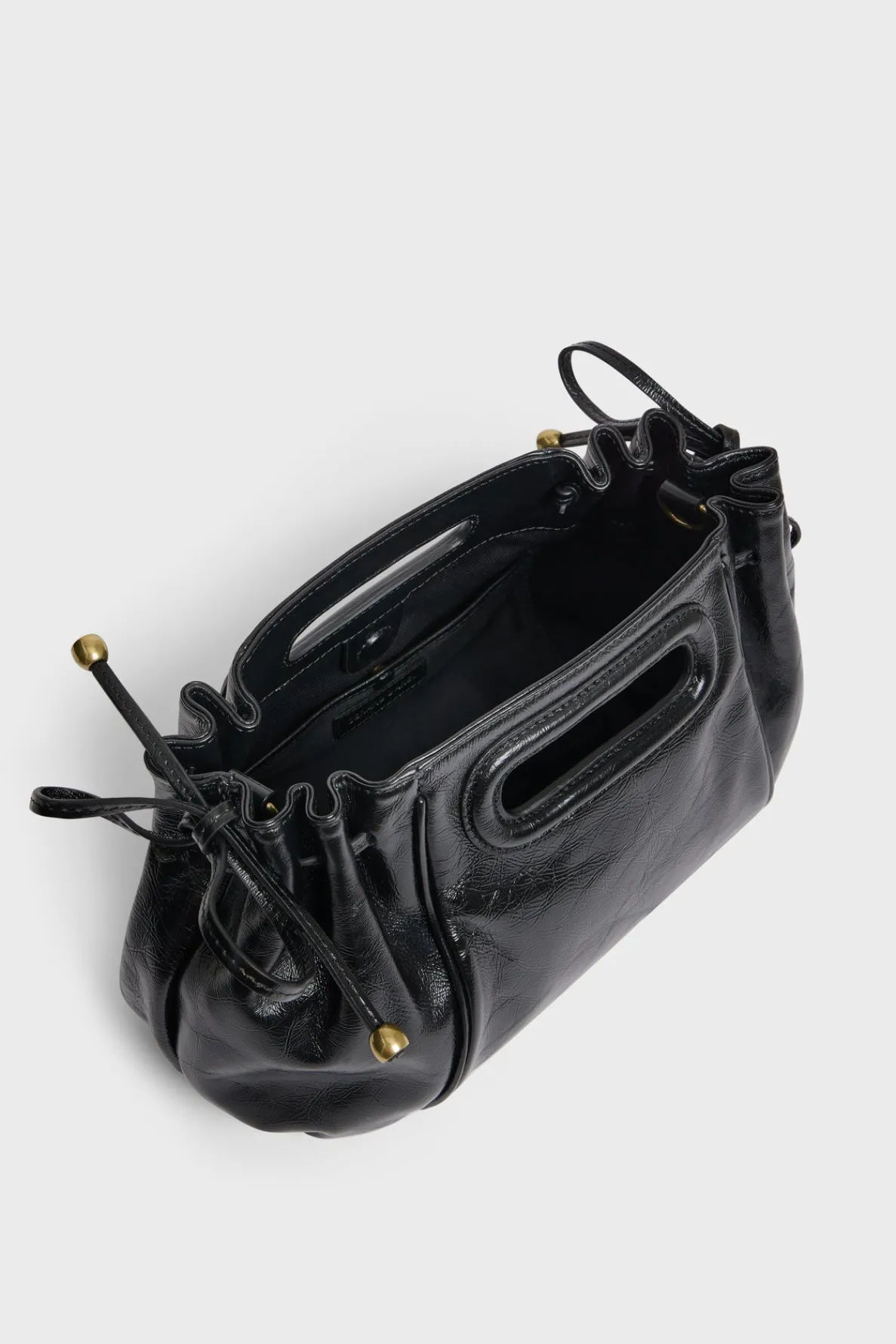 handbag_in_crumpled_leath_3.webp Outlet Handbag in crumpled leather - MINI DANY Shoulder Bags