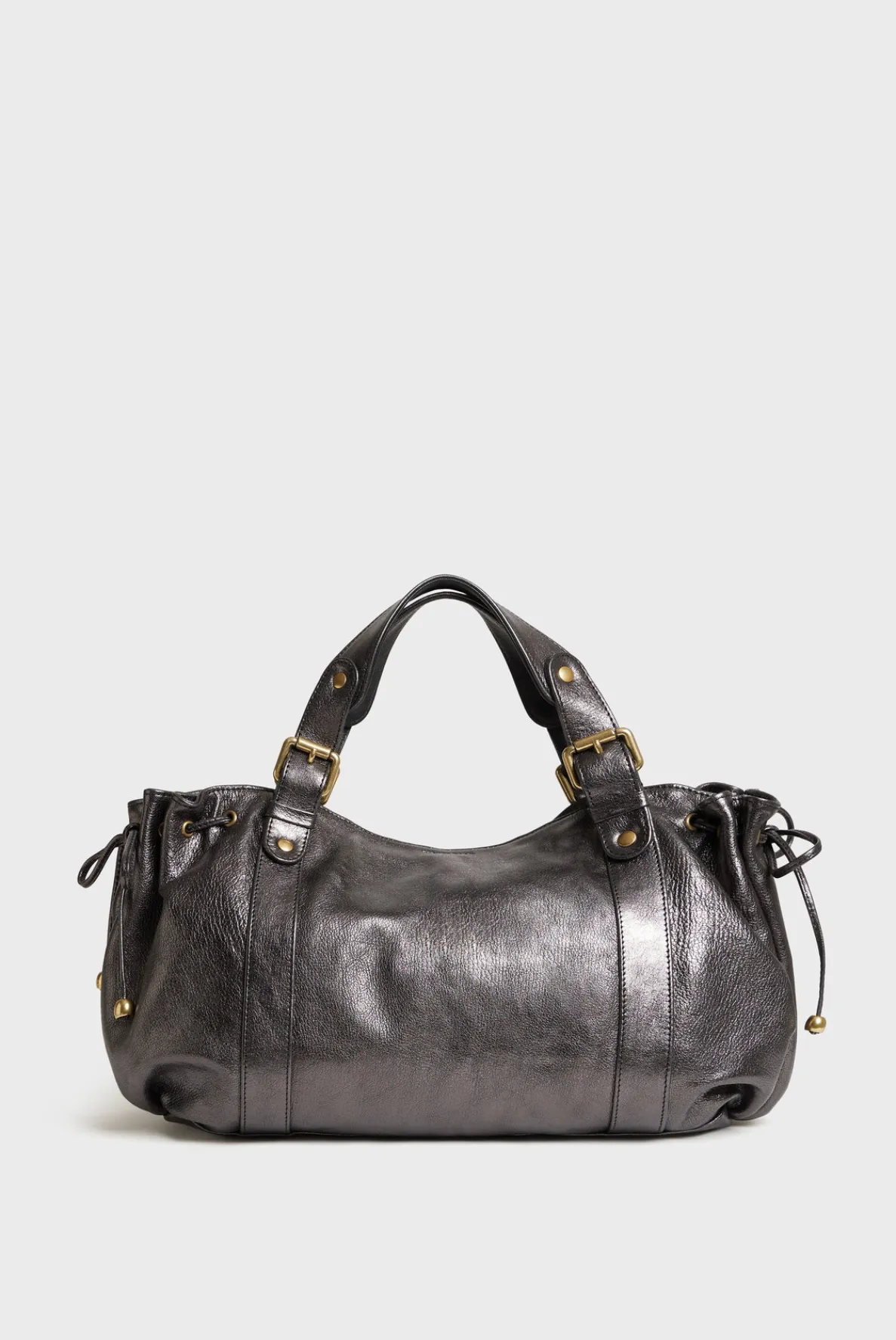 handbag_in_metallic_leath_0-1.webp Hot Handbag in metallic leather - 24H The Iconic 24H | Handbag