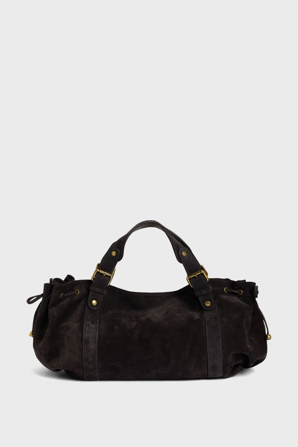 handbag_in_suede_leather__0-3.webp Sale Handbag in suede leather - 24H The Iconic 24H | Handbag