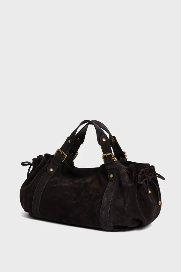 Sale Handbag in suede leather - 24H The Iconic 24H | Handbag