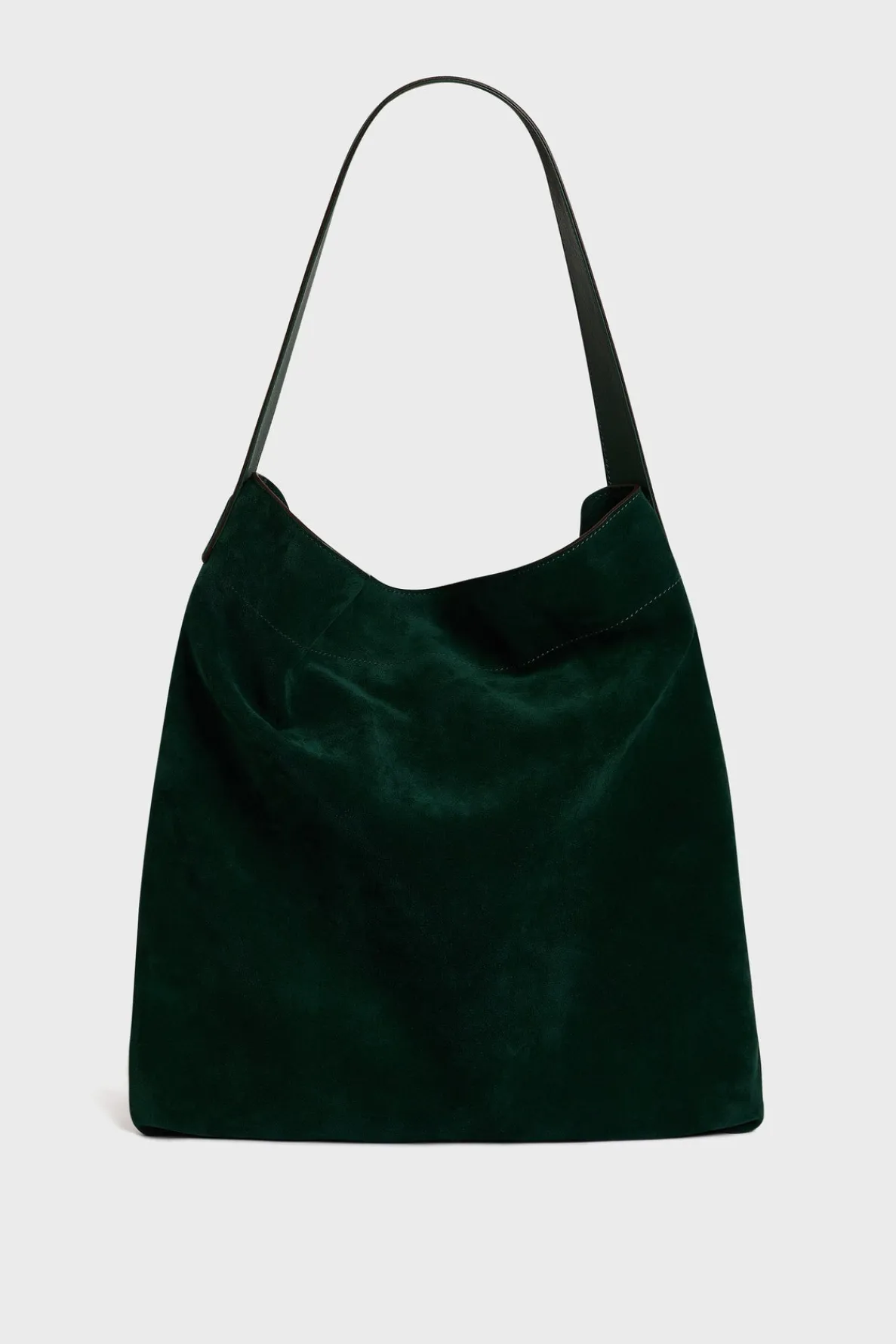 hobo_bag_in_suede_leather_0-1.webp Online Hobo bag in suede leather - LADY Handbag