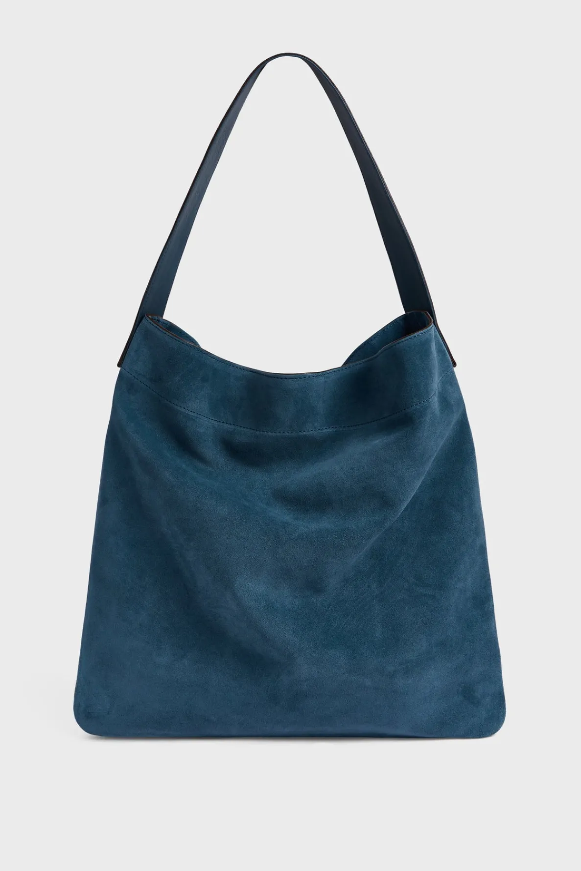 hobo_bag_in_suede_leather_0-2.webp Best Sale Hobo bag in suede leather - LADY Handbag