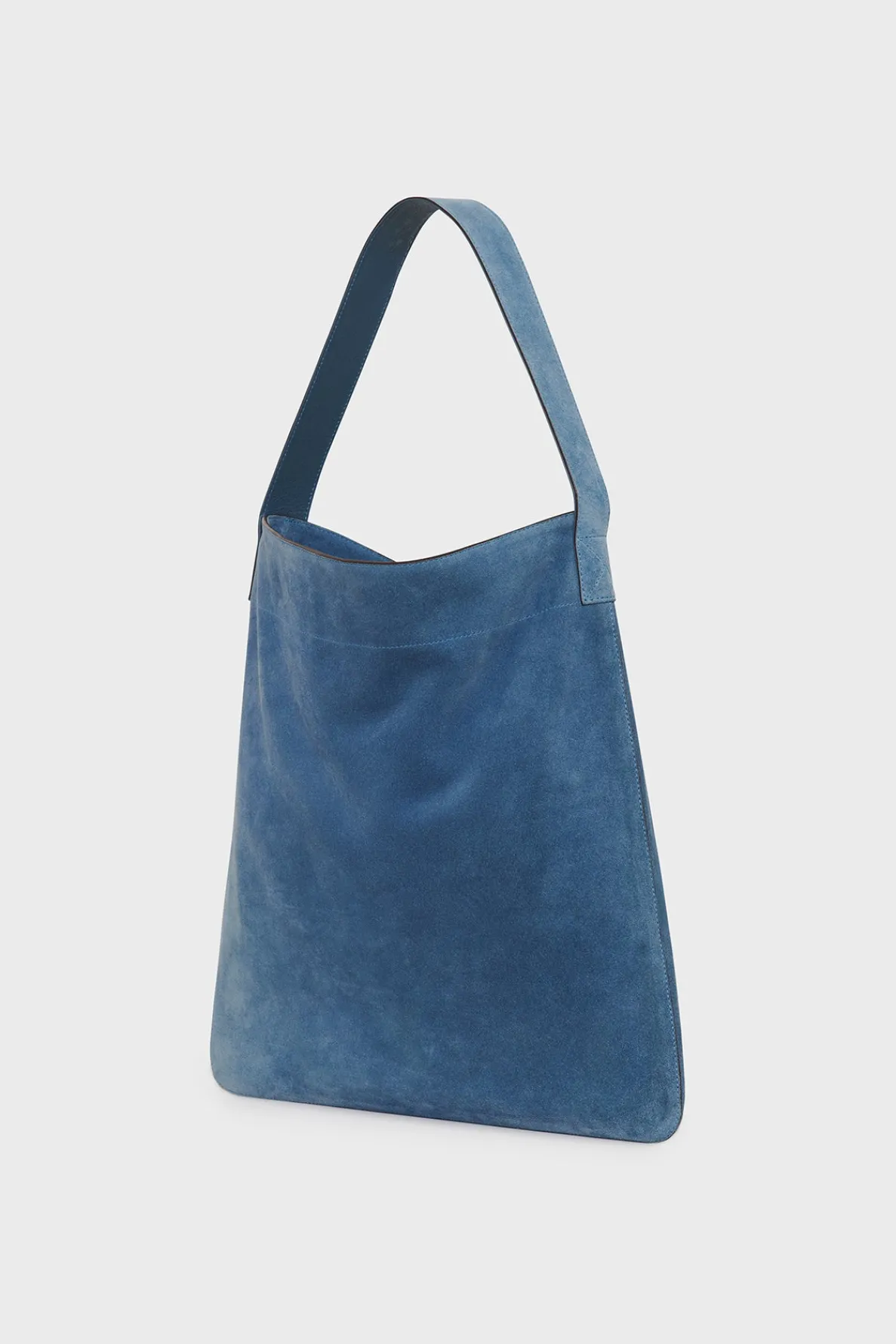 hobo_bag_in_suede_leather_1.webp Store Hobo bag in suede leather - LADY Handbag