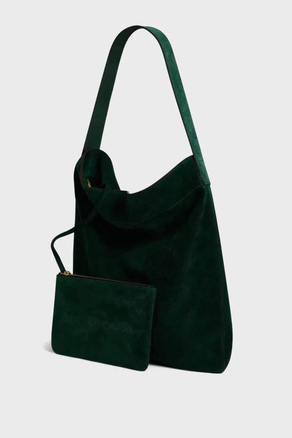 Online Hobo bag in suede leather - LADY Handbag