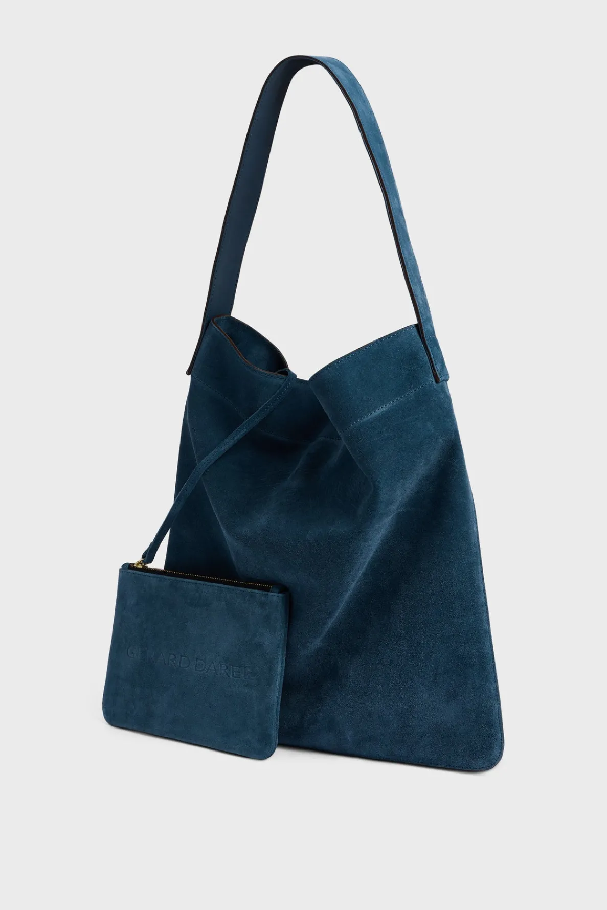 hobo_bag_in_suede_leather_2-2.webp Best Sale Hobo bag in suede leather - LADY Handbag