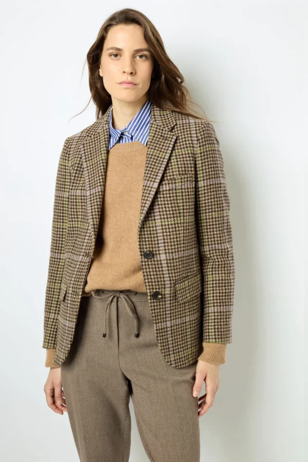 Clearance Houndstooth blazer - MISTI Jackets