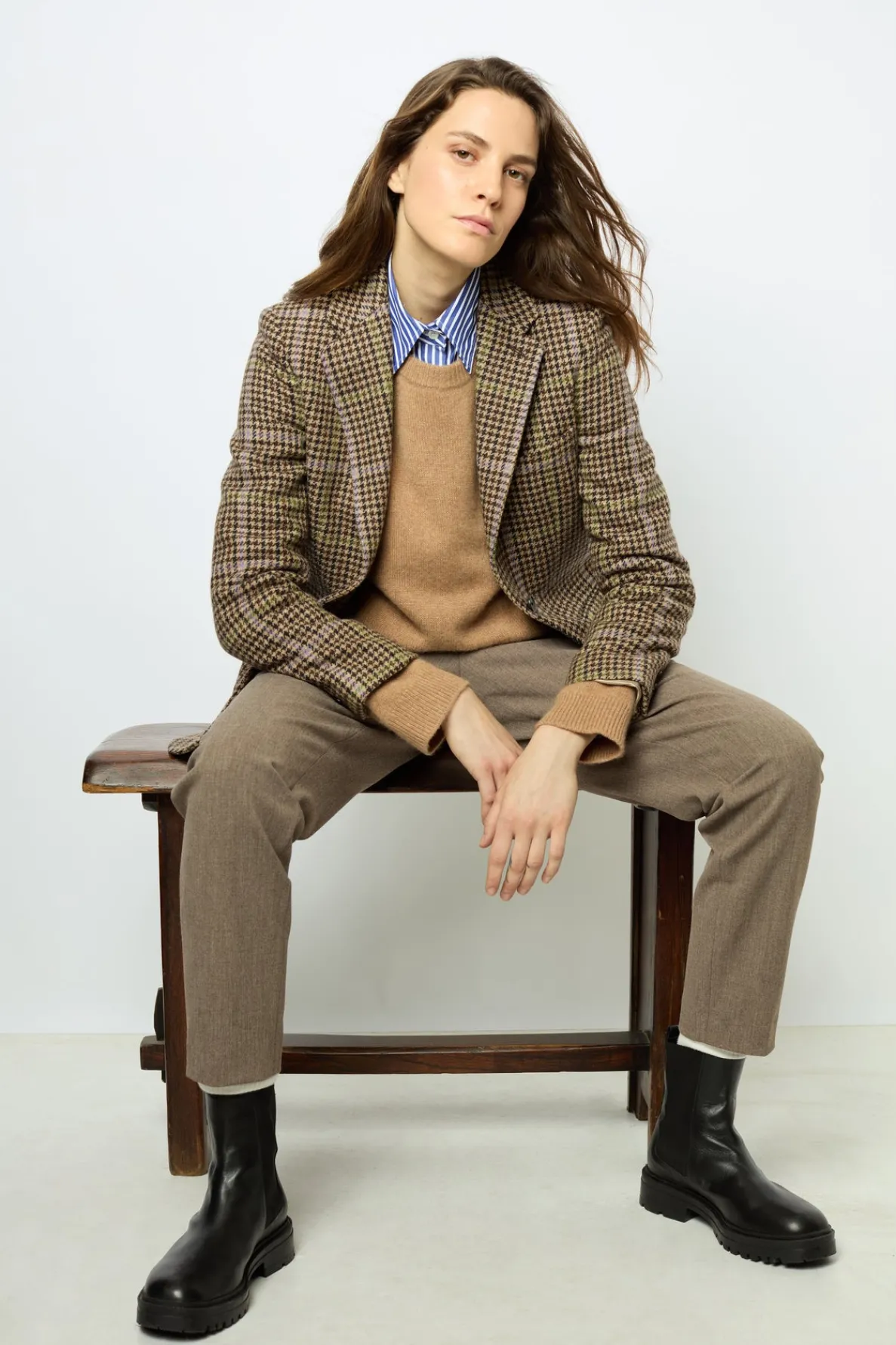 houndstooth_blazer__misti_2.webp Clearance Houndstooth blazer - MISTI Jackets