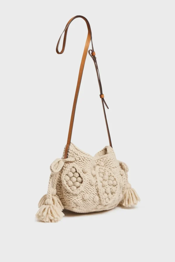 Online Knitted crossbody bag - MINI 24 The Iconic 24H | Shoulder Bags
