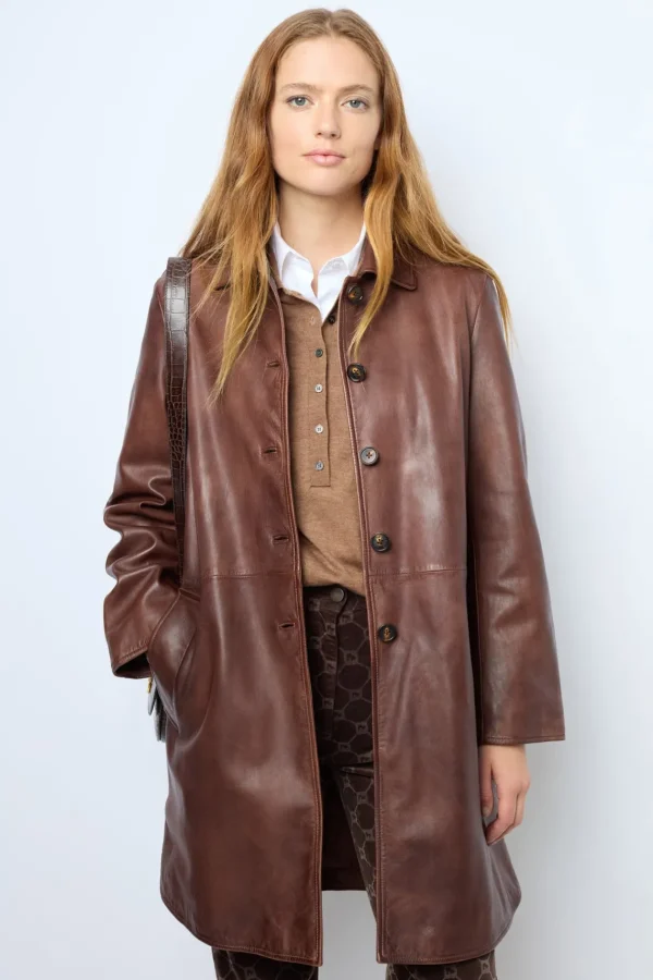 Fashion Lamb leather coat - LAYANE Leather & Pelts