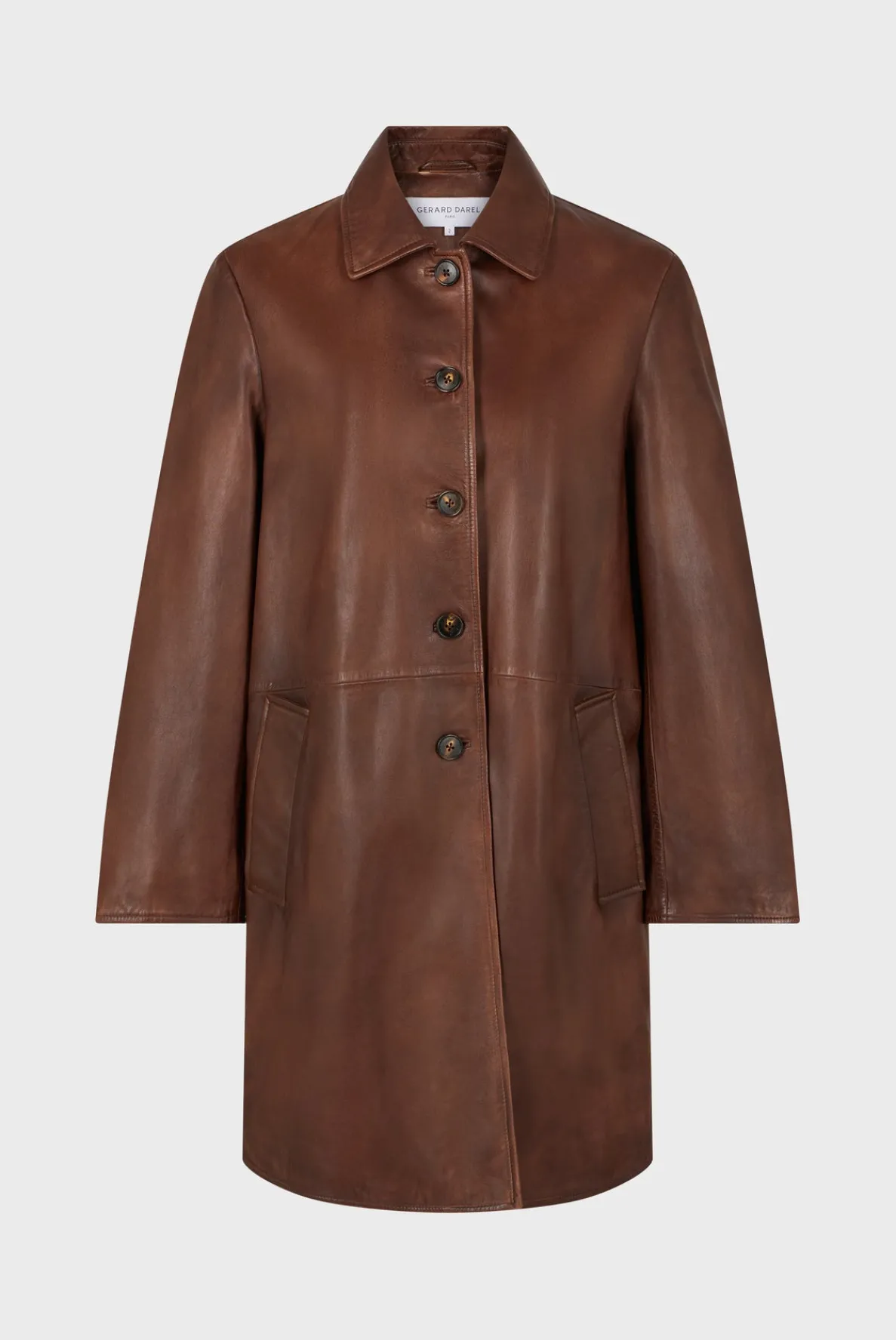 lamb_leather_coat__layane_4.webp Fashion Lamb leather coat - LAYANE Leather & Pelts